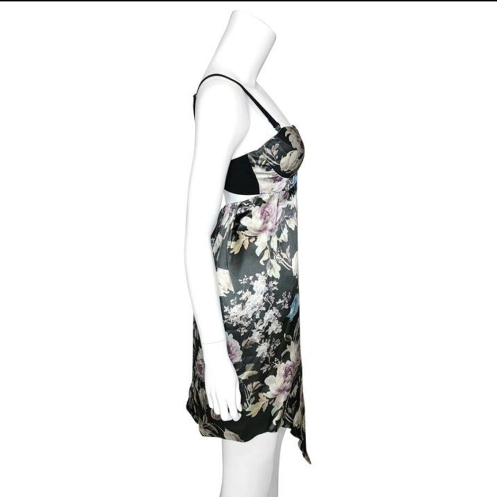 NEW PREEN by THORNTON BREGAZZI Runway Floral Silk Romantic Gothic Bustier Dress - Picture 6 of 8